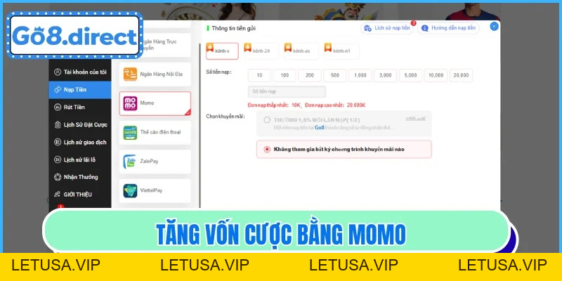 Nạp Tiền mb88 - Nhanh Gọn, Tiện Lợi Với Đa Hình Thức - letusa